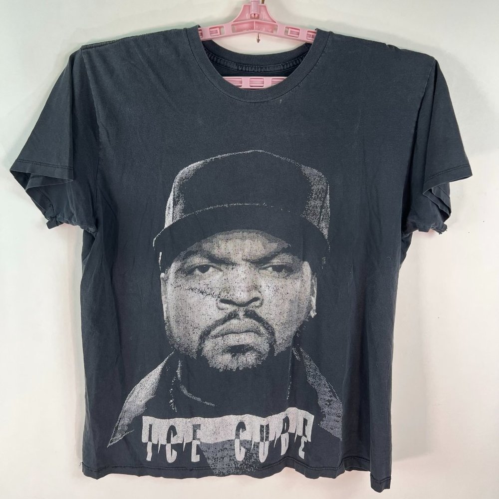 Ice Cube Shirt Adult Large Black Didnt Have To Use My AK Today Tee Control Tag